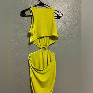 New - SHEIN green cut out bodycon dress!